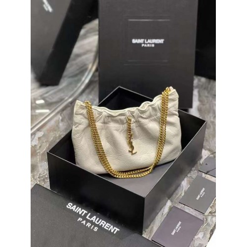 Yves Saint Laurent GEANTĂ GABY DIN PIELE DE MIEL MATLASATĂ 581632 BEJ