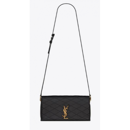 Yves Saint Laurent Geantă Kate Supple 99 din piele de miel matlasată 6766281 negru