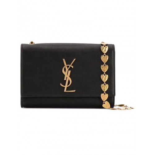 Geantă de umăr Yves Saint Laurent Kate Small Original din piele Y517023 Negru