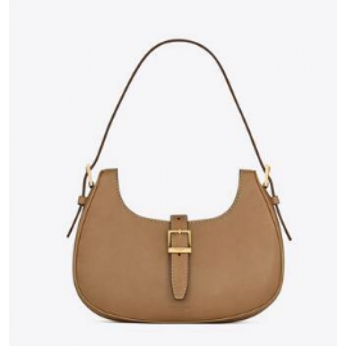 Yves Saint Laurent GEANT HOBO LE FERMOIR DIN PIELE SLULUCITORĂ 6726152 MARO AUR