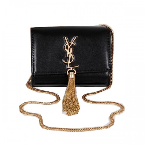 Geanta de umar Yves Saint Laurent MINI Monogram neagra