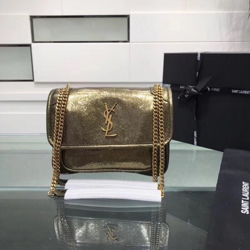 Yves Saint Laurent GEANTĂ NIKI BABY ÎN PIELE DE MIEL 5811 auriu