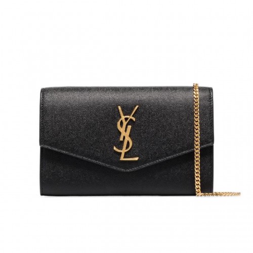Geantă crossbody Yves Saint Laurent Monogramme din piele de vițel 35961 Negru