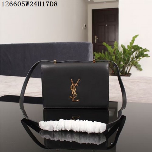 Geantă de umăr Yves Saint Laurent Monogram Crossbody 126605 Negru