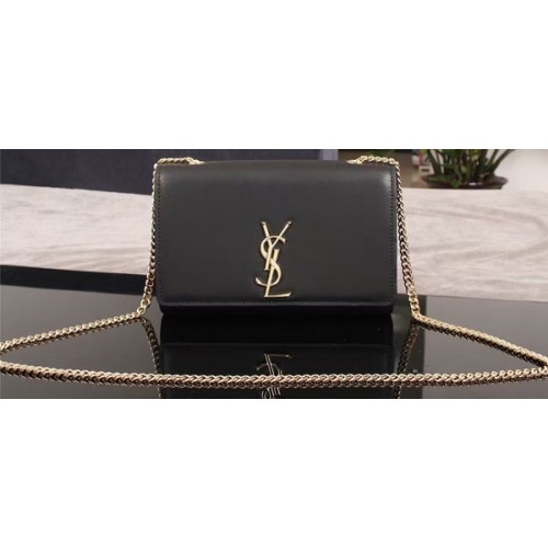 Geantă de umăr cu monogramă Yves Saint Laurent 1311228 Negru
