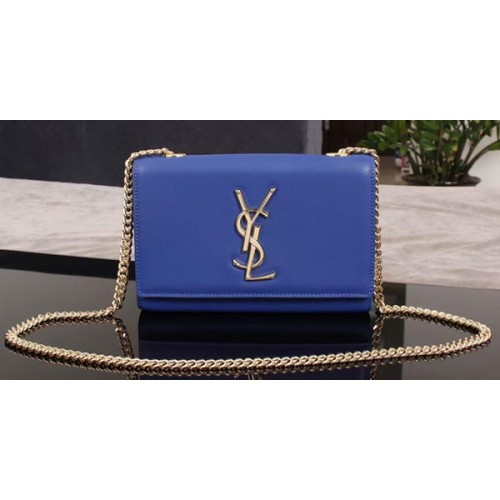 Geantă de umăr Yves Saint Laurent Monogram Crossbody 1311228 Albastră