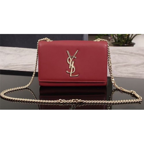 Geantă de umăr Yves Saint Laurent Monogram Crossbody 1311228 Burgundy