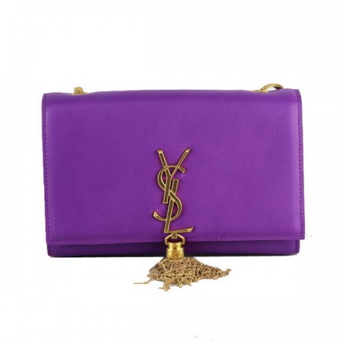 Geantă de umăr Yves Saint Laurent Monogram Crossbody 66016 Mov