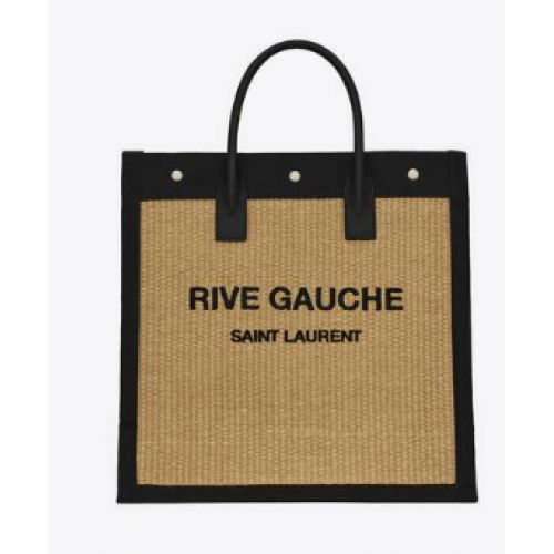 Yves Saint Laurent RIVE GAUCHE N/S SHOPPING BAG DIN BUMBAC 9E1070 Bej