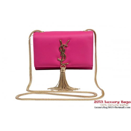 Geantă de umăr Yves Saint Laurent Mică Monogramă 1834B Rose