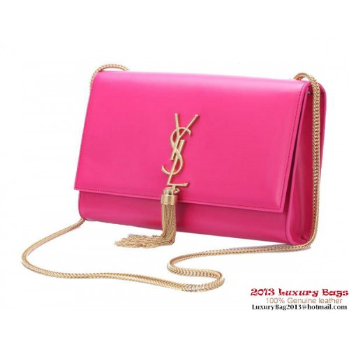Geantă de umăr Yves Saint Laurent mică Monogramme crossbody Y042 Peach