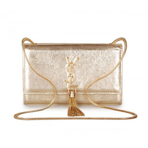 Geantă de umăr Yves Saint Laurent mini Monogram Crossbody 326076 Auriu