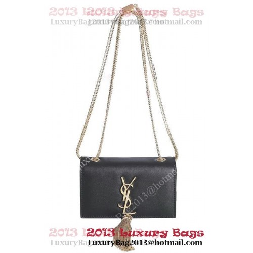 Geantă de umăr Yves Saint Laurent mini Monogramme 5478 Negru