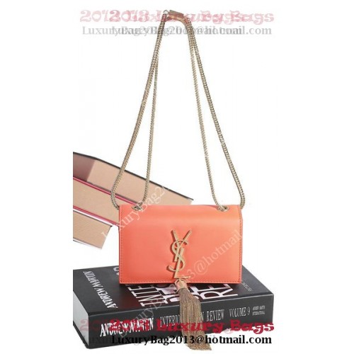 Geanta de umar Yves Saint Laurent mini Monogramme 5478 Portocaliu