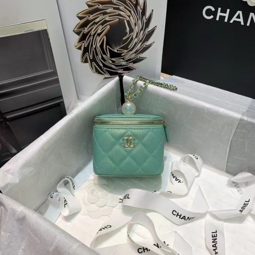 vanitate mică chanel cu lanț AP2118 Verde